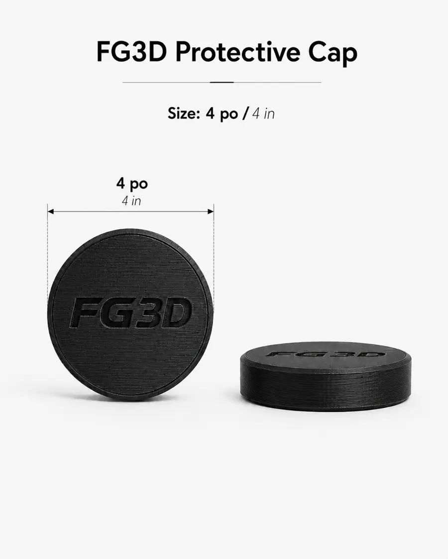 Capuchon de protection 4 po — fiche avec dimensions